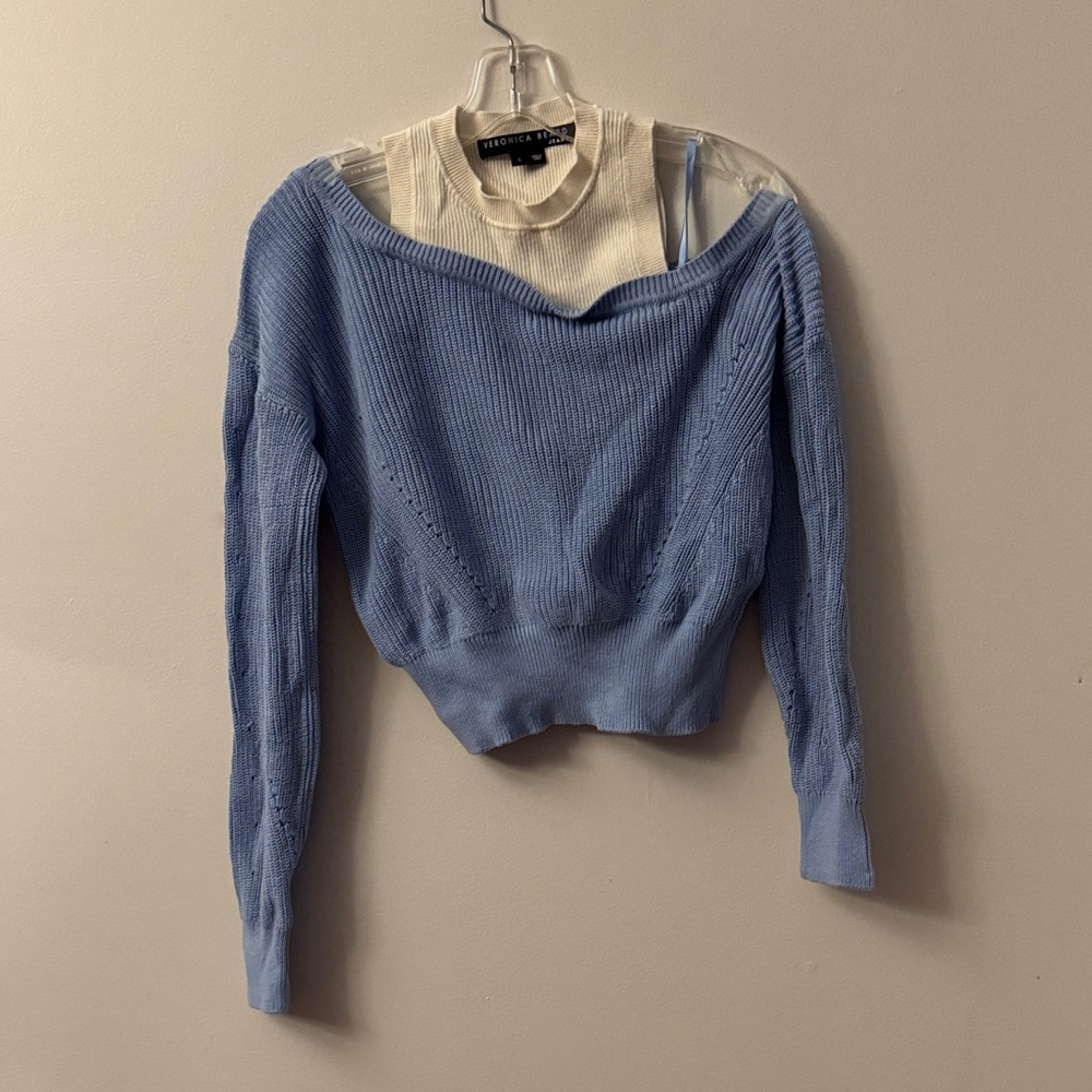 Veronica Beard off the shoulder sweater